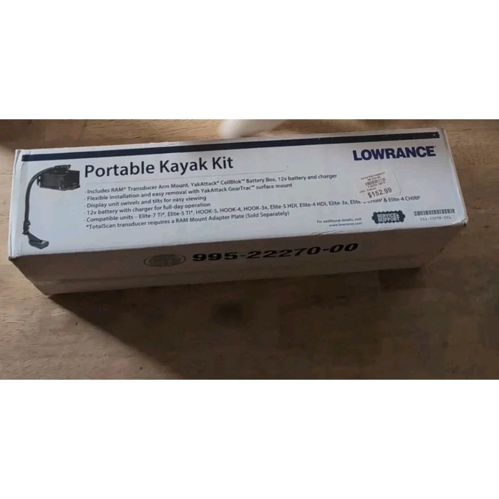 Lowrance Portable Kayak Kit 000-12292-001 NEW‎ Sealed